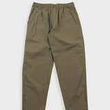 Folk | Folk Drawcord Assembly Pant - Dark Olive Seersucker