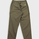 Folk | Folk Drawcord Assembly Pant - Dark Olive Seersucker