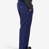 Drawcord Assembly Pant - Ink Blue Moleskin