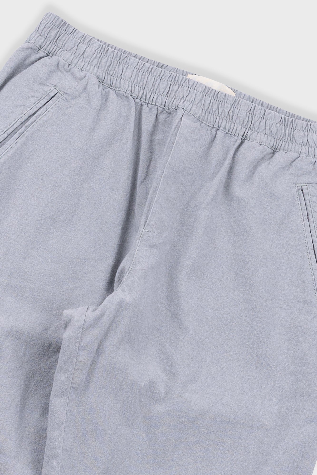 Folk | Folk Drawcord Assembly Pant - Silver Grey Cotton Linen