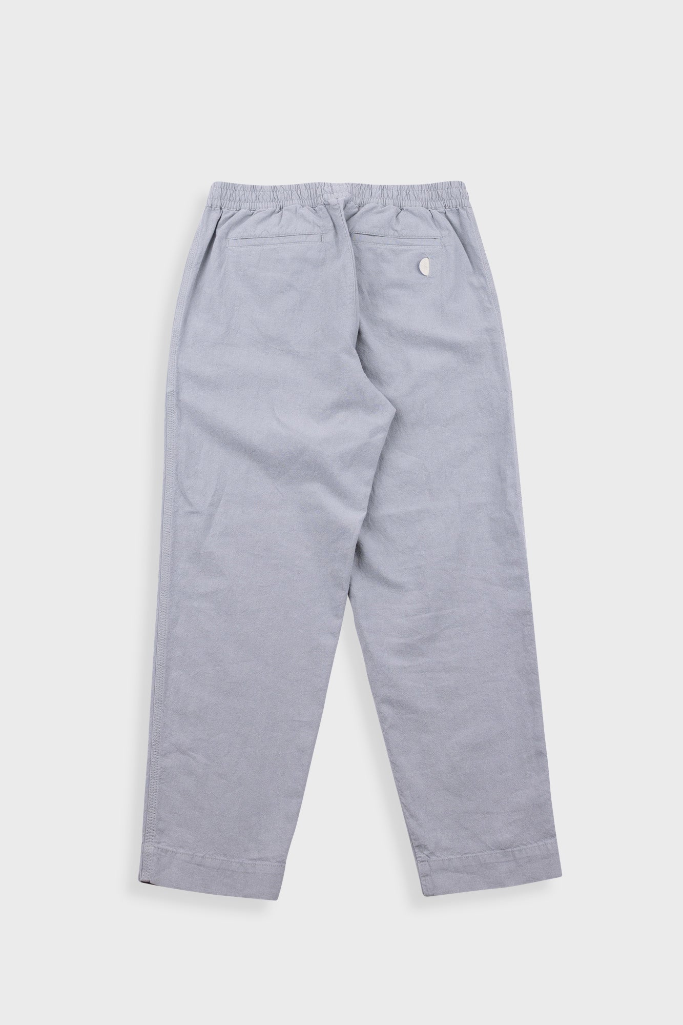 Folk | Folk Drawcord Assembly Pant - Silver Grey Cotton Linen