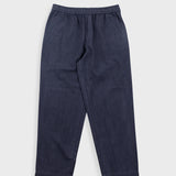 Drawcord Assembly Pant - Slate Blue Herringbone
