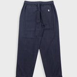 Drawcord Assembly Pant - Slate Blue Herringbone