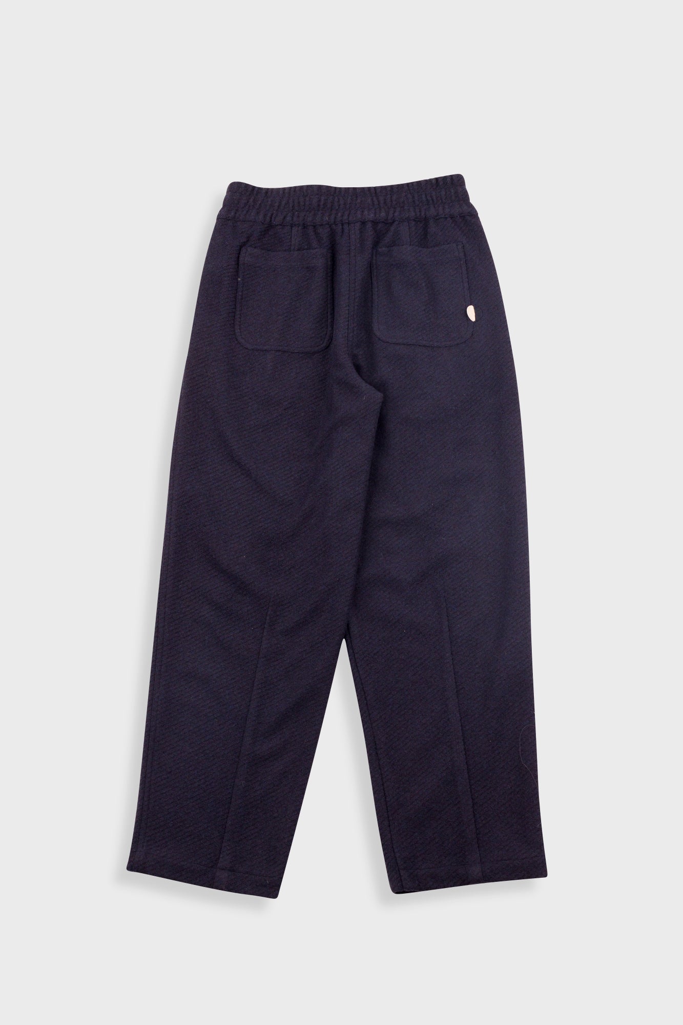 Folk Folk Drawcord Baggy Pants - Navy Wool Twill
