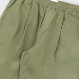 Drawcord Loose Trouser - Light Olive Ripstop