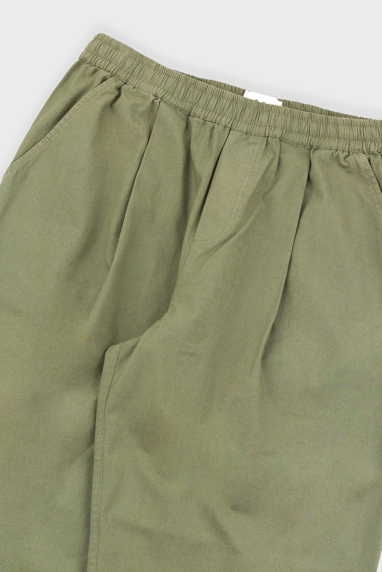 Folk Drawcord Loose Trouser - Light Olive Ripstop