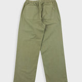 Drawcord Loose Trouser - Light Olive Ripstop
