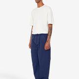 Drawcord Loose Trouser - Rich Navy Ripstop
