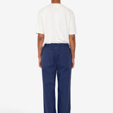 Drawcord Loose Trouser - Rich Navy Ripstop