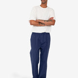 Drawcord Loose Trouser - Rich Navy Ripstop