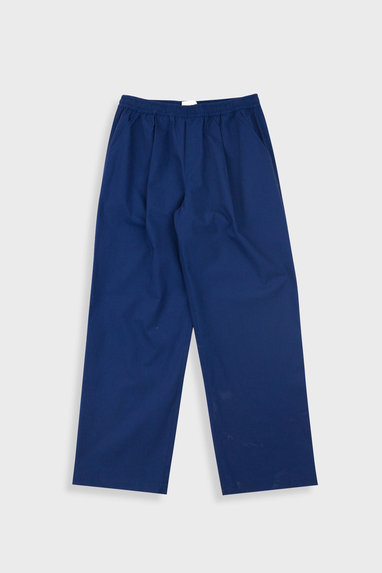 Folk Drawcord Loose Trouser - Rich Navy Ripstop