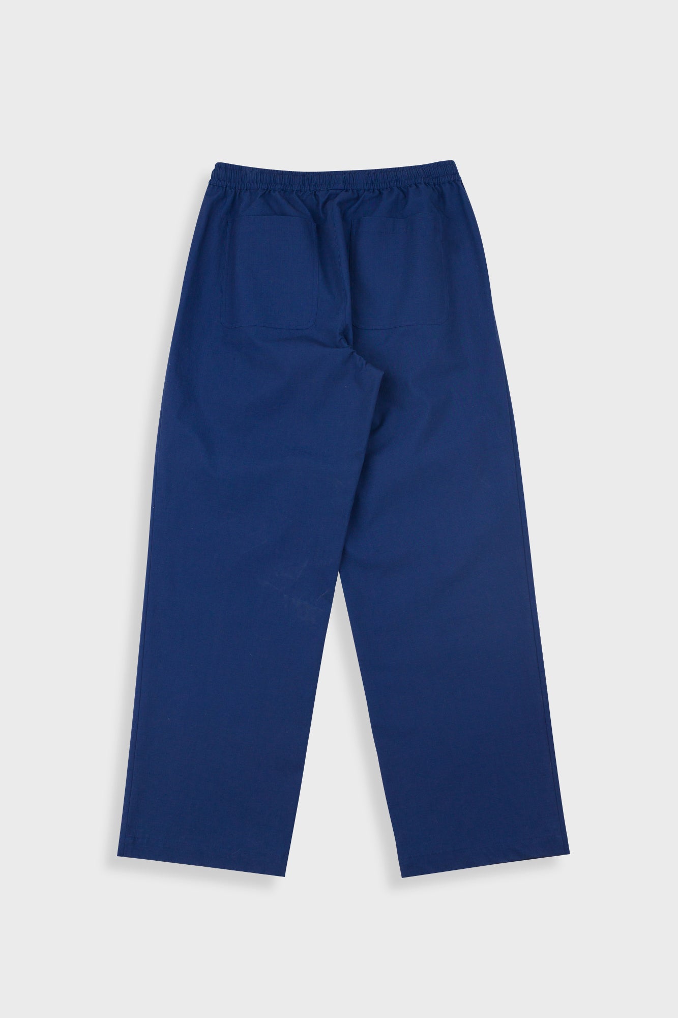Folk Drawcord Loose Trouser - Rich Navy Ripstop