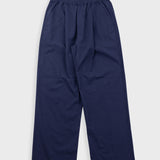 Navy blue pants on a white background