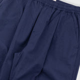 Navy blue pants on a white background