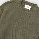Drop Shoulder Crew - Olive