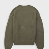 Drop Shoulder Crew - Olive