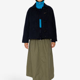 Duffle Coat - Navy Wool Twill