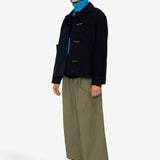 Duffle Coat - Navy Wool Twill