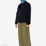 Duffle Coat - Navy Wool Twill
