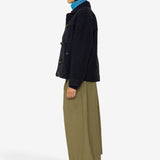Duffle Coat - Navy Wool Twill