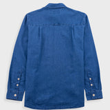 Easy Fit Shirt - Indigo Linen