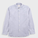 Easy Fit Shirt - Soft Blue Mini Check
