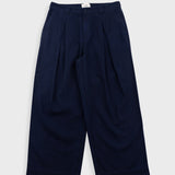 Easy Fit Trouser - Deep Indigo Herringbone