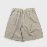 Beige shorts on a white background