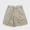 Beige shorts on a white background