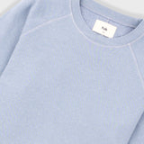 Engineered Raglan Sweat - Soft Blue