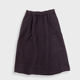 Full Seam Skirt - Black Small Basket Weave