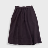 Full Seam Skirt - Black Small Basket Weave