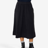 Full Seam Skirt - Black Small Basket Weave