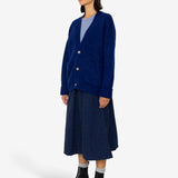 Relaxed Cardigan - Rich Blue