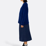 Relaxed Cardigan - Rich Blue