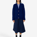 Relaxed Cardigan - Rich Blue