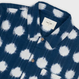 Gabe Shirt - Indigo Ikat