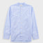 Light blue button-up shirt on a light gray background