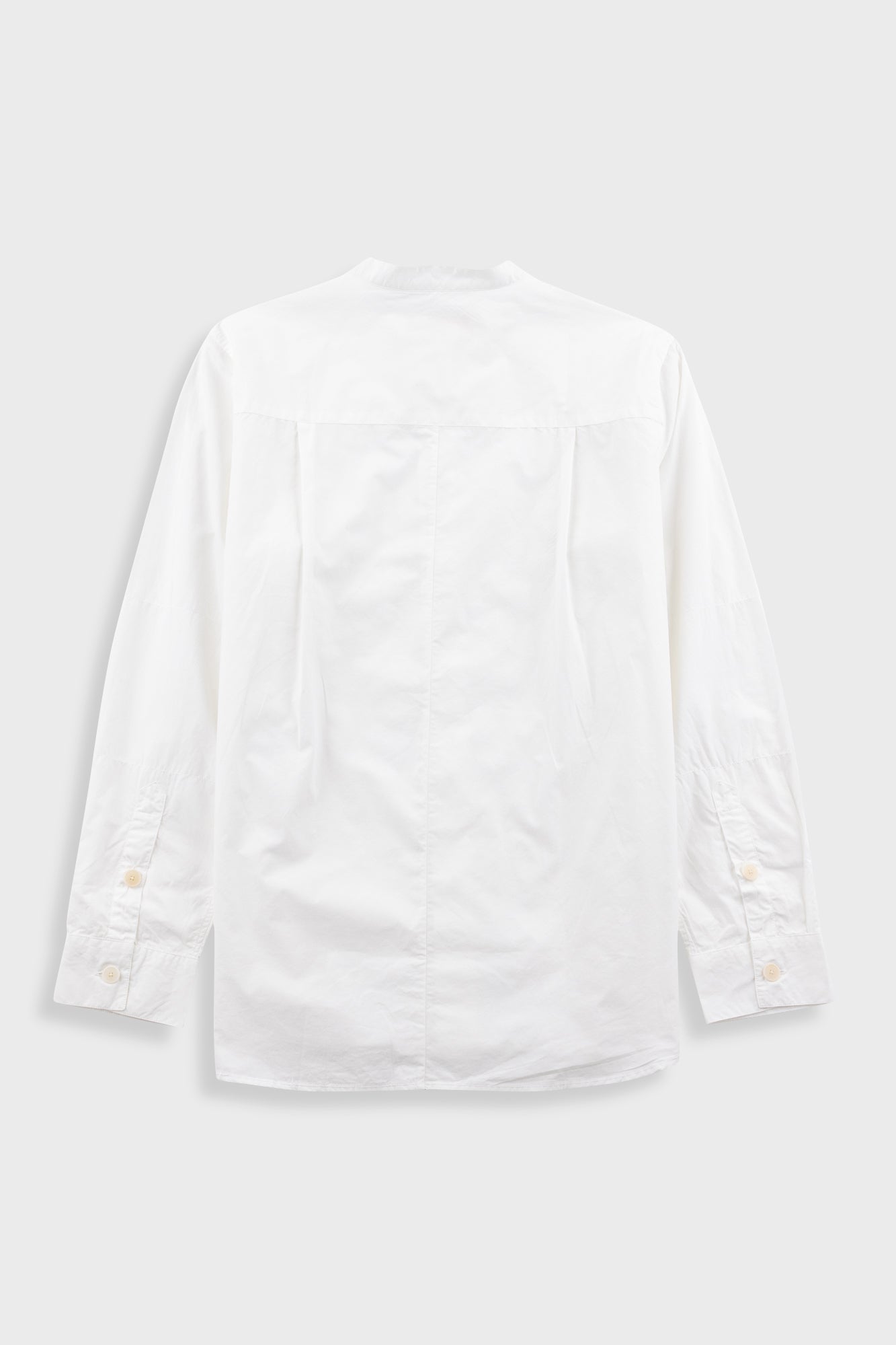 White shirt on light grey background