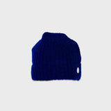 Mohair Rib Beanie - Rich Blue