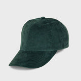 Corduroy Cap - Phthalo Green