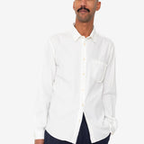 Herringbone Curve Shirt - Off White