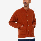 Knitted Jacket - Burnt Ochre