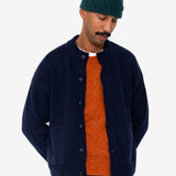 Mohair Rib Beanie - Phthalo Green