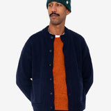 Mohair Rib Beanie - Phthalo Green