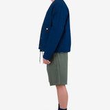 Lightweight Liner Jacket - Indigo Microcheck