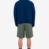 Lightweight Liner Jacket - Indigo Microcheck