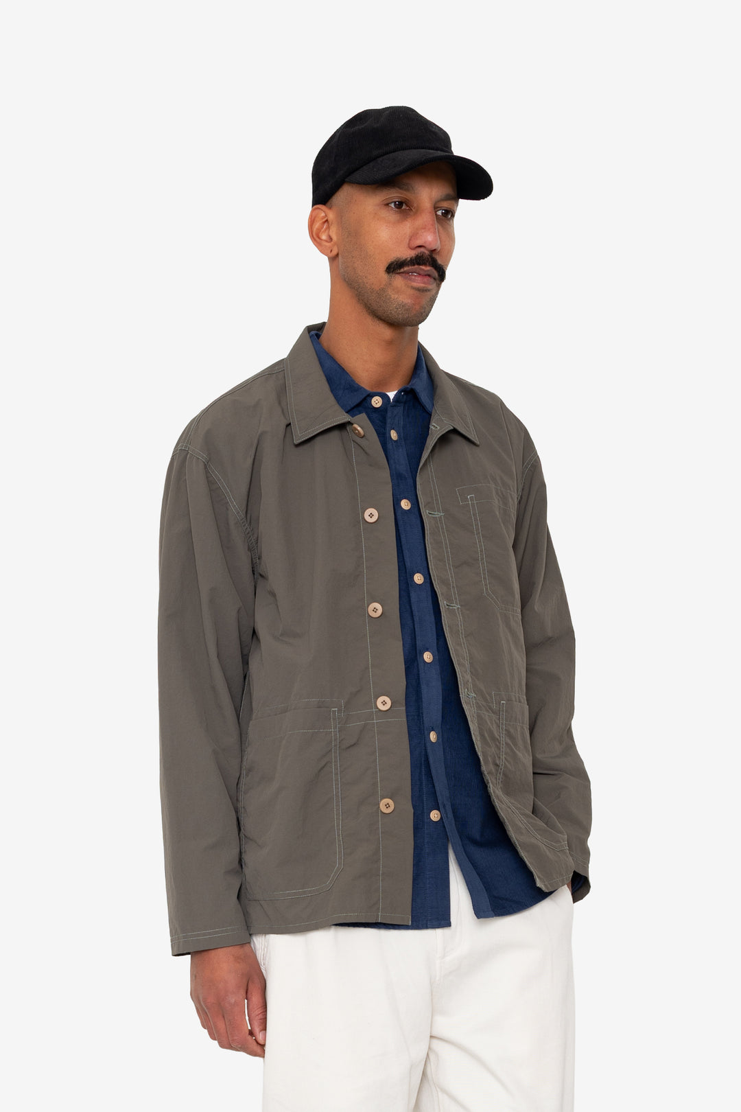 Folk Lite Assembly Jacket - Dark Olive