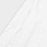 Long Sleeve Curve Panel T-Shirt - White Waffle