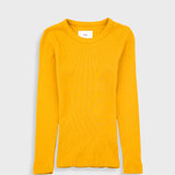 Long Sleeve Fitted T-Shirt - Chrome Yellow